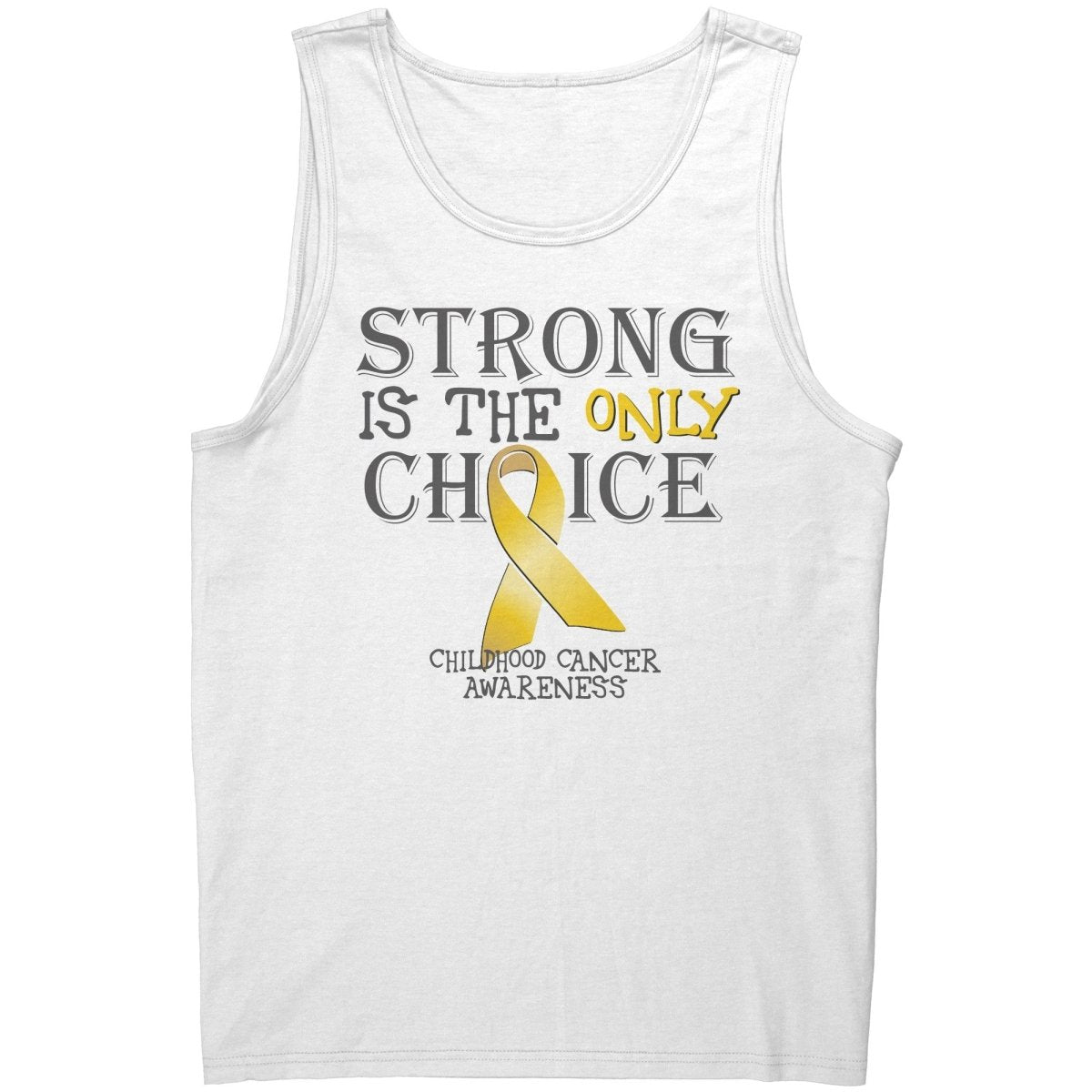 Strong is the Only Choice - Childhood Cancer Awareness T-Shirt, Hoodie, Tank |x| - BluSparkle