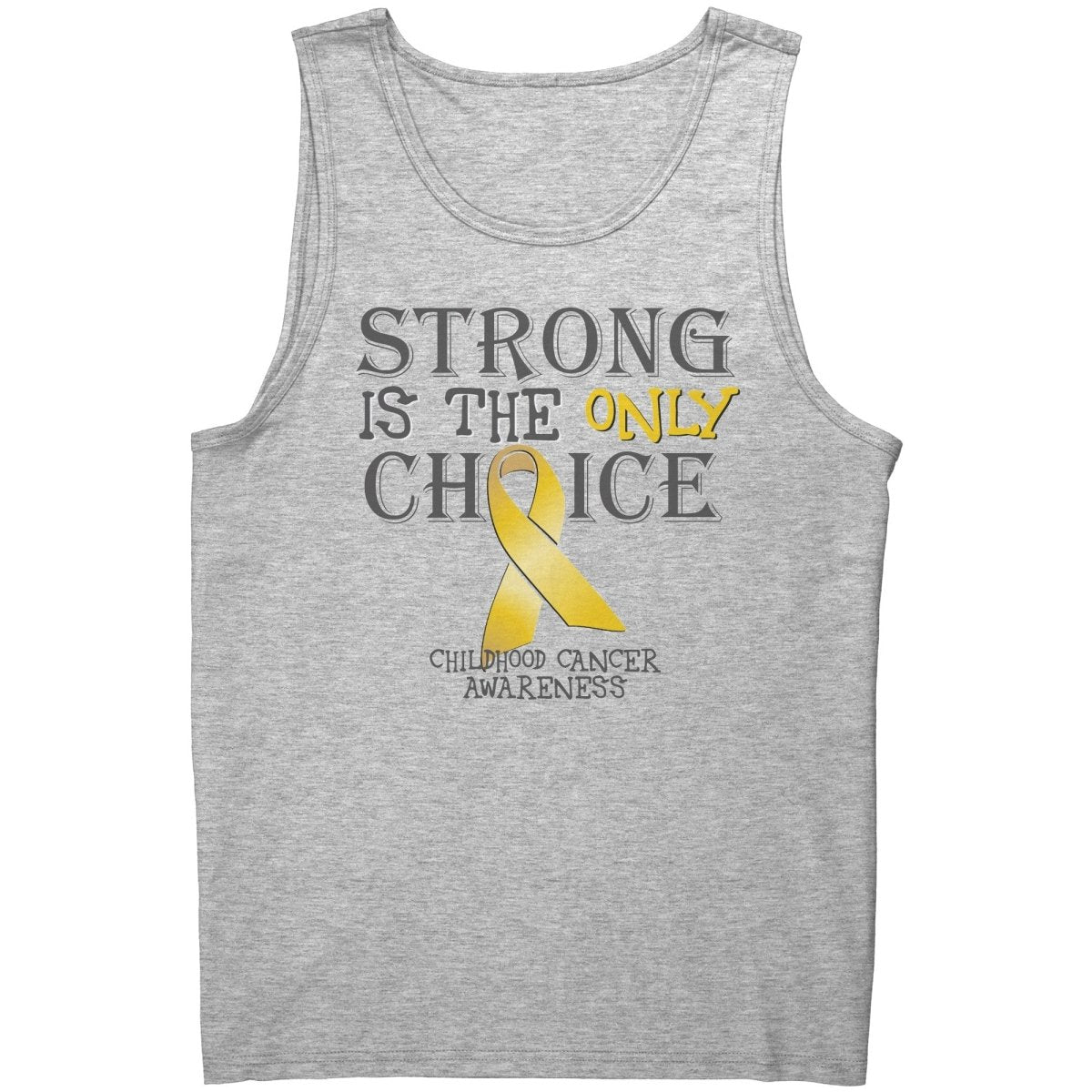 Strong is the Only Choice - Childhood Cancer Awareness T-Shirt, Hoodie, Tank |x| - BluSparkle