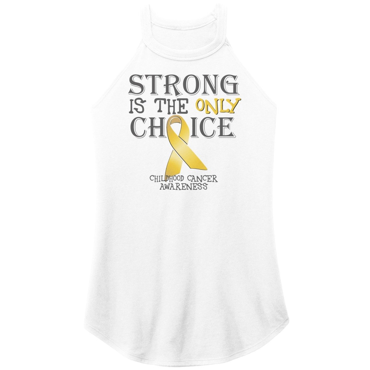 Strong is the Only Choice - Childhood Cancer Awareness T-Shirt, Hoodie, Tank |x| - BluSparkle