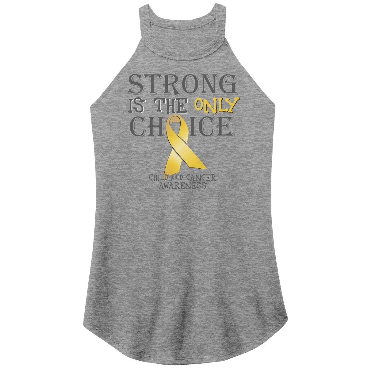 Strong is the Only Choice - Childhood Cancer Awareness T-Shirt, Hoodie, Tank |x| - BluSparkle