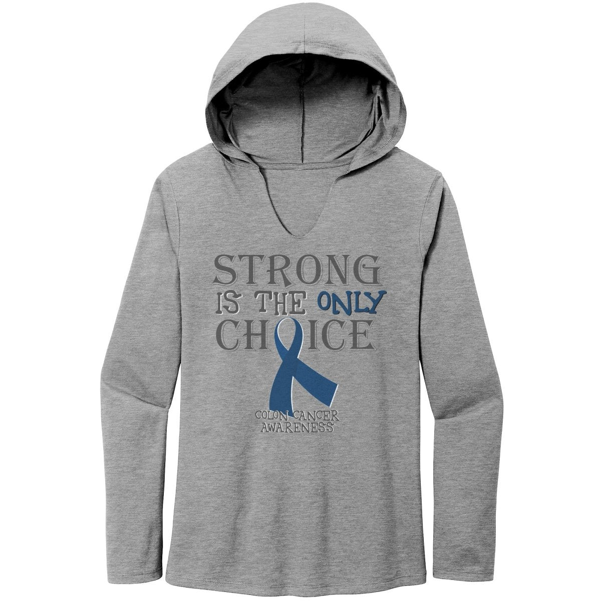 Strong is the Only Choice - Colon Cancer Awareness T-Shirt, Hoodie, Tank |x| - BluSparkle