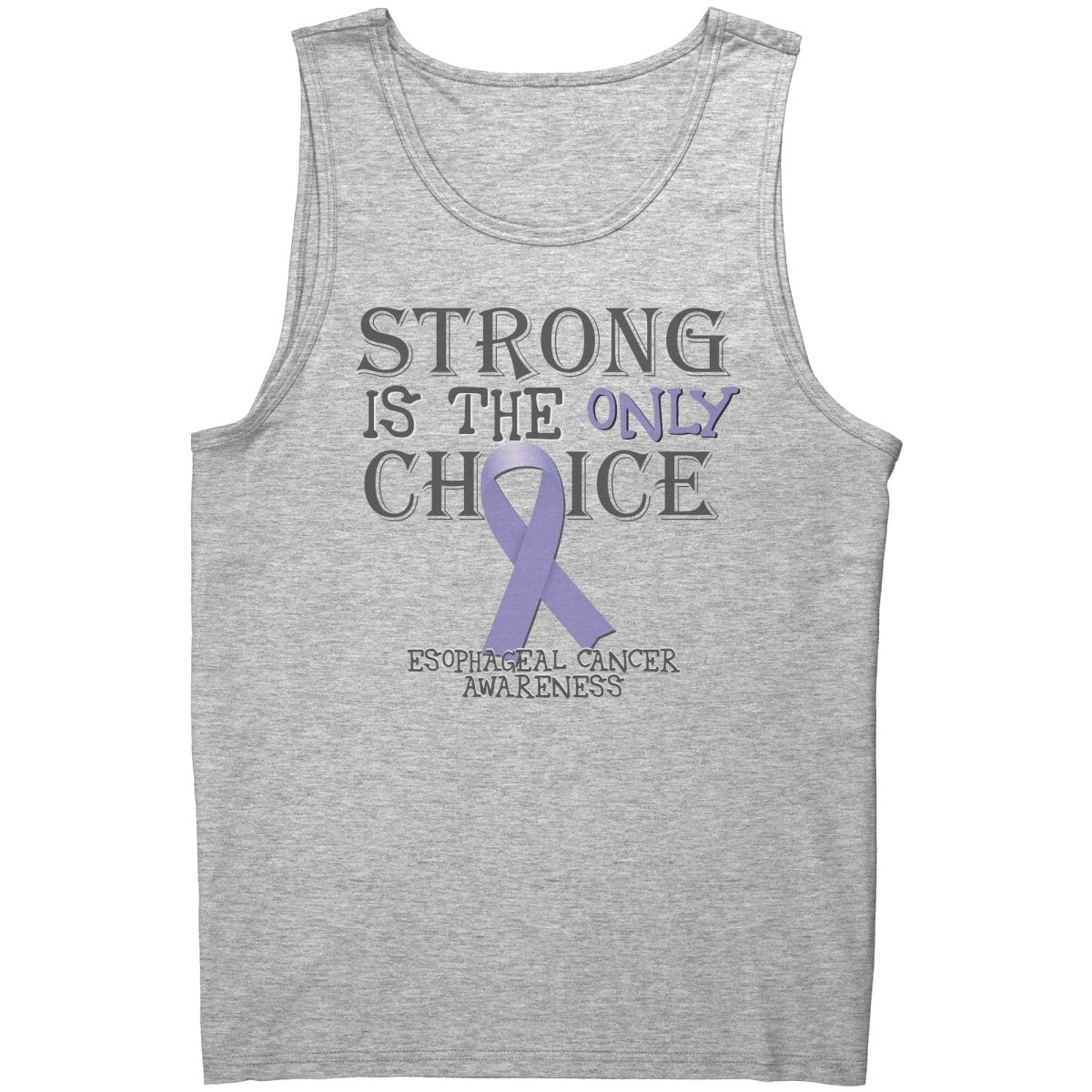 Strong is the Only Choice - Esophageal Cancer Awareness T-Shirt, Hoodie, Tank - BluSparkle