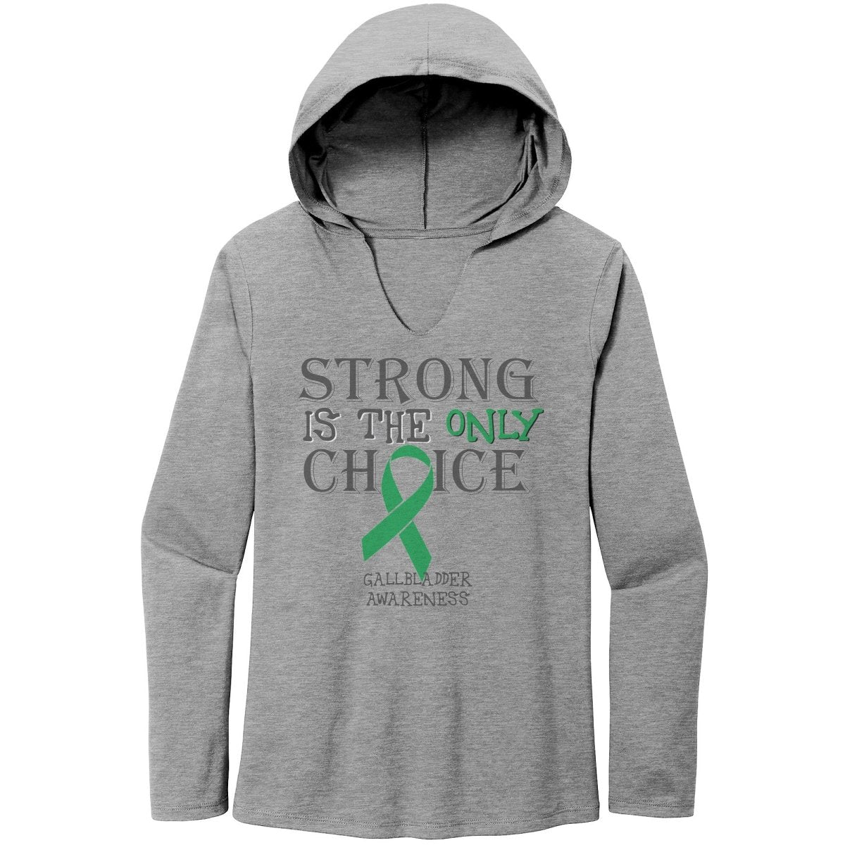 Strong is the Only Choice - Gallbladder Cancer Awareness T-Shirt, Hoodie, Tank |x| - BluSparkle