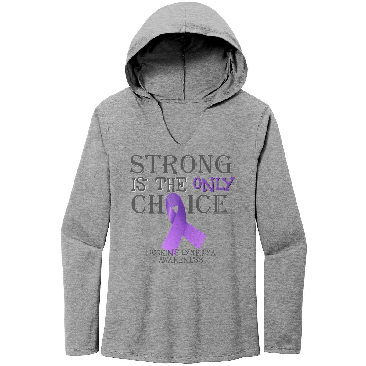 Strong is the Only Choice - Hodgkin's Lymphoma Awareness T-Shirt, Hoodie, Tank - BluSparkle