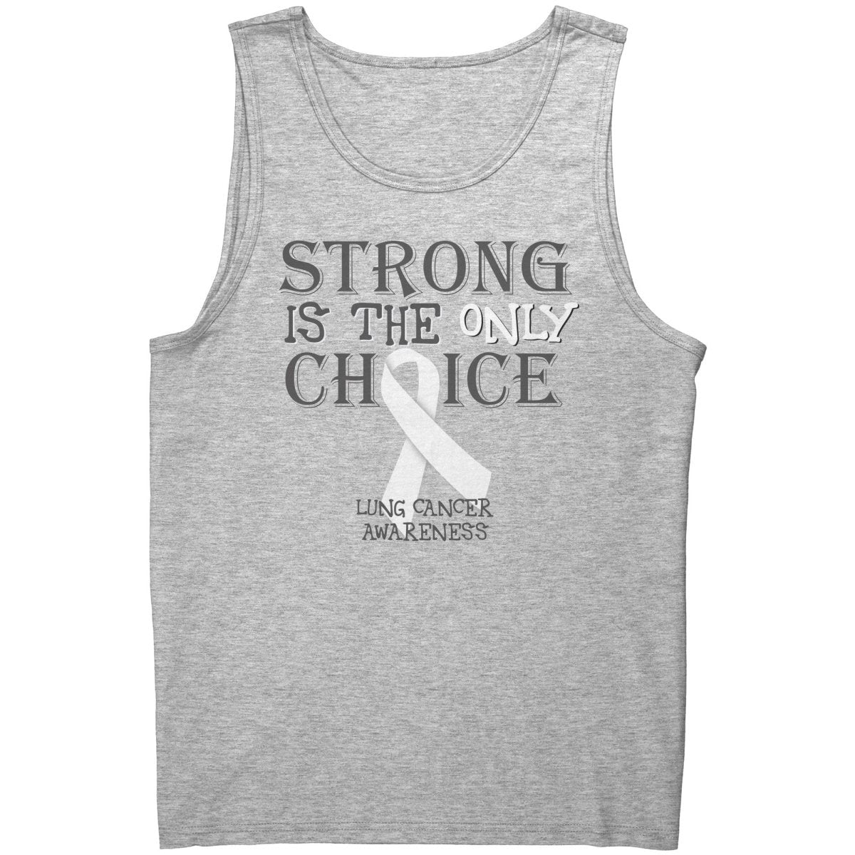 Strong is the Only Choice - Lung Cancer T-Shirt, Hoodie, Tank |x| - BluSparkle