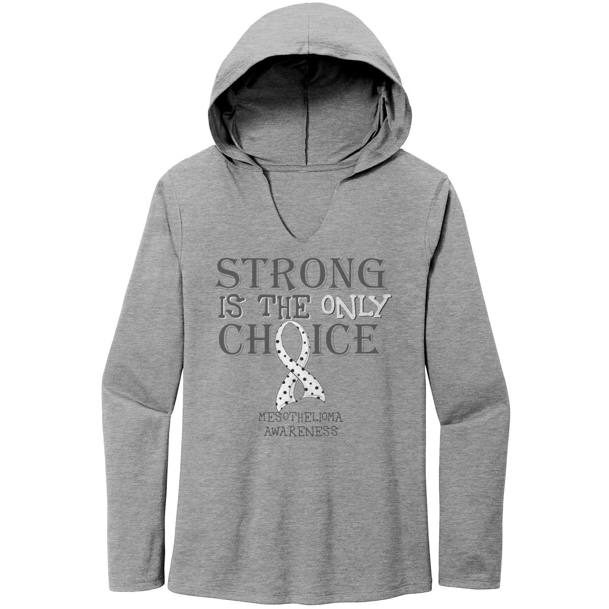 Strong is the Only Choice - Mesothelioma Awareness T-Shirt, Hoodie, Tank - BluSparkle