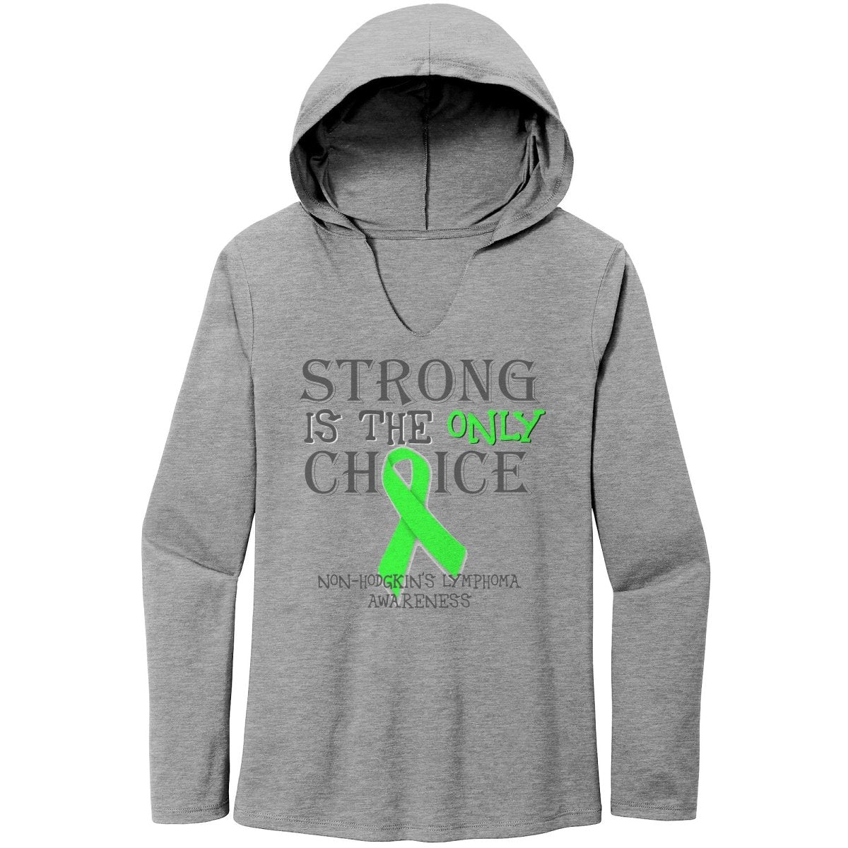 Strong is the Only Choice - Non - Hodgkin's Lymphoma Awareness T-Shirt, Hoodie, Tank |x| - BluSparkle