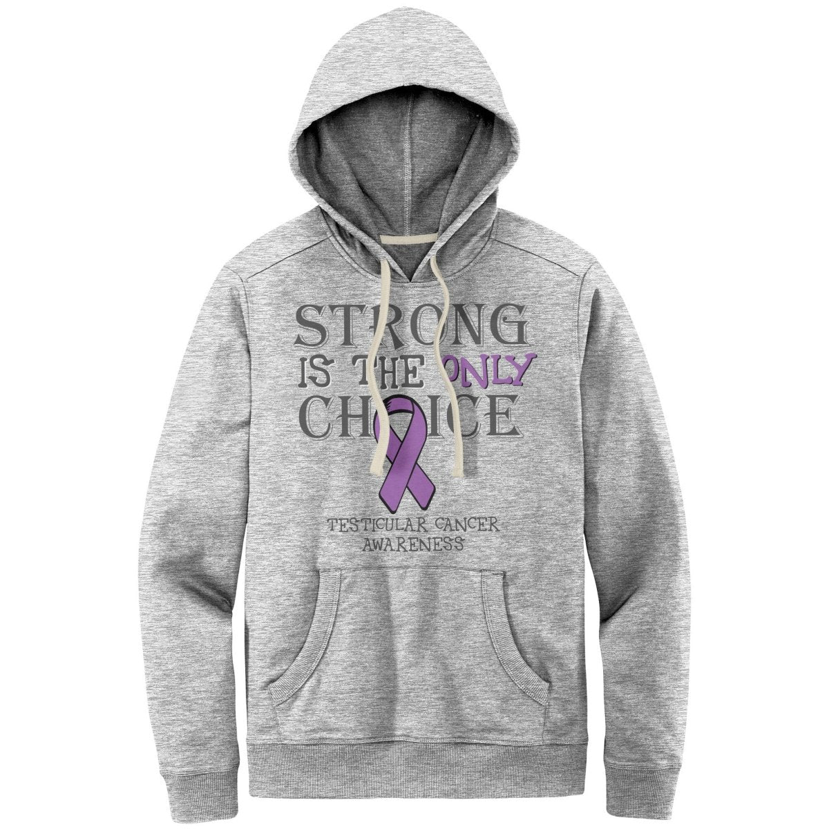 Strong is the Only Choice - Testicular Cancer Awareness T-Shirt, Hoodie, Tank - BluSparkle