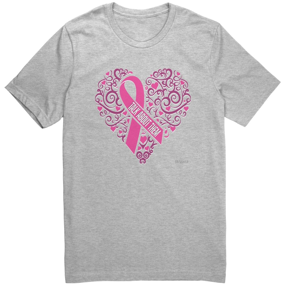 Talk About Them: Breast Cancer Awareness T-Shirt - BluSparkle