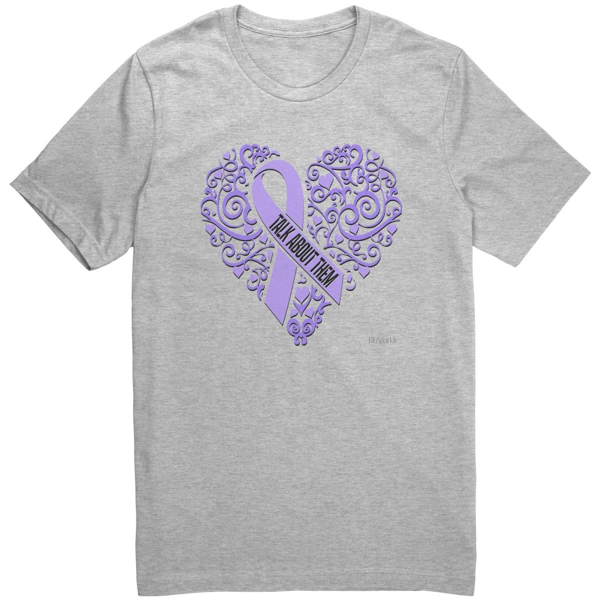 Talk About Them: Cancer Awareness T-Shirt - BluSparkle