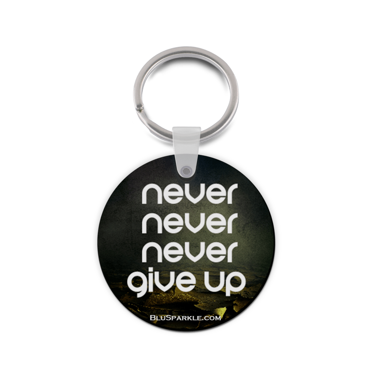 Work Hard, Dream Big - Double Sided Key Chain - BluSparkle