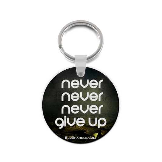 Work Hard, Dream Big - Double Sided Key Chain - BluSparkle