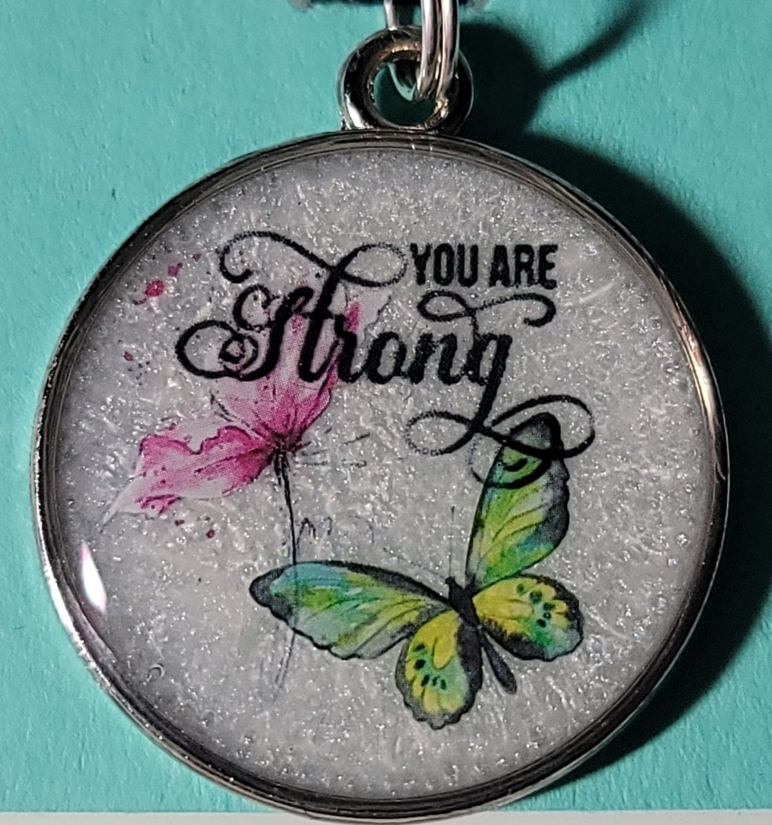 You Are Strong Pendant Charm - BluSparkle