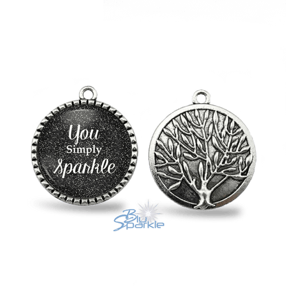 You Simply Sparkle - Round Pendants - BluSparkle