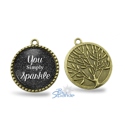 You Simply Sparkle - Round Pendants - BluSparkle