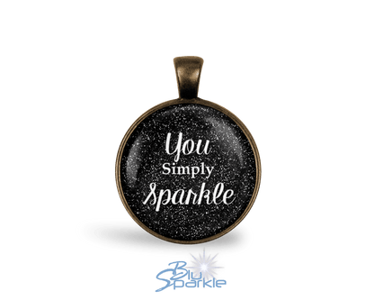 You Simply Sparkle - Round Pendants - BluSparkle