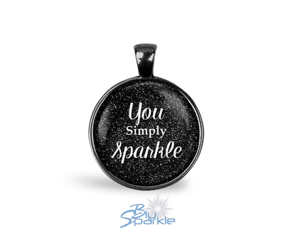 You Simply Sparkle - Round Pendants - BluSparkle
