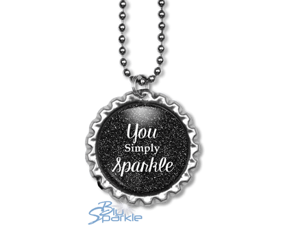 You Simply Sparkle - Round Pendants - BluSparkle
